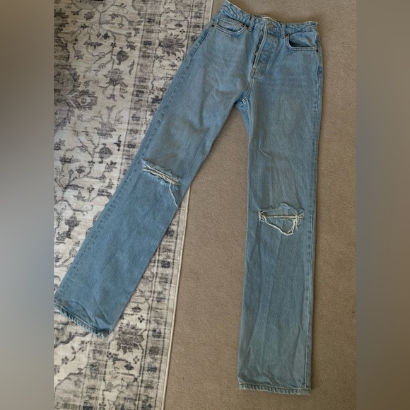 Reformation Cynthia High Rise Straight Leg - Picture 3 of 4